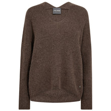 Indlæs billede til gallerivisning MOS MOSH Thora V-Neck Knit Falcon
