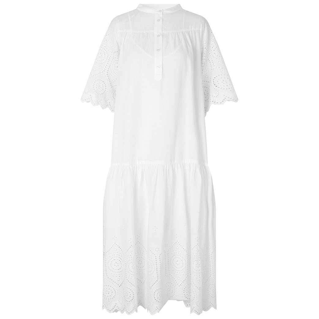 LOLLYS LAUNDRY Timor Midi Dress Hvid