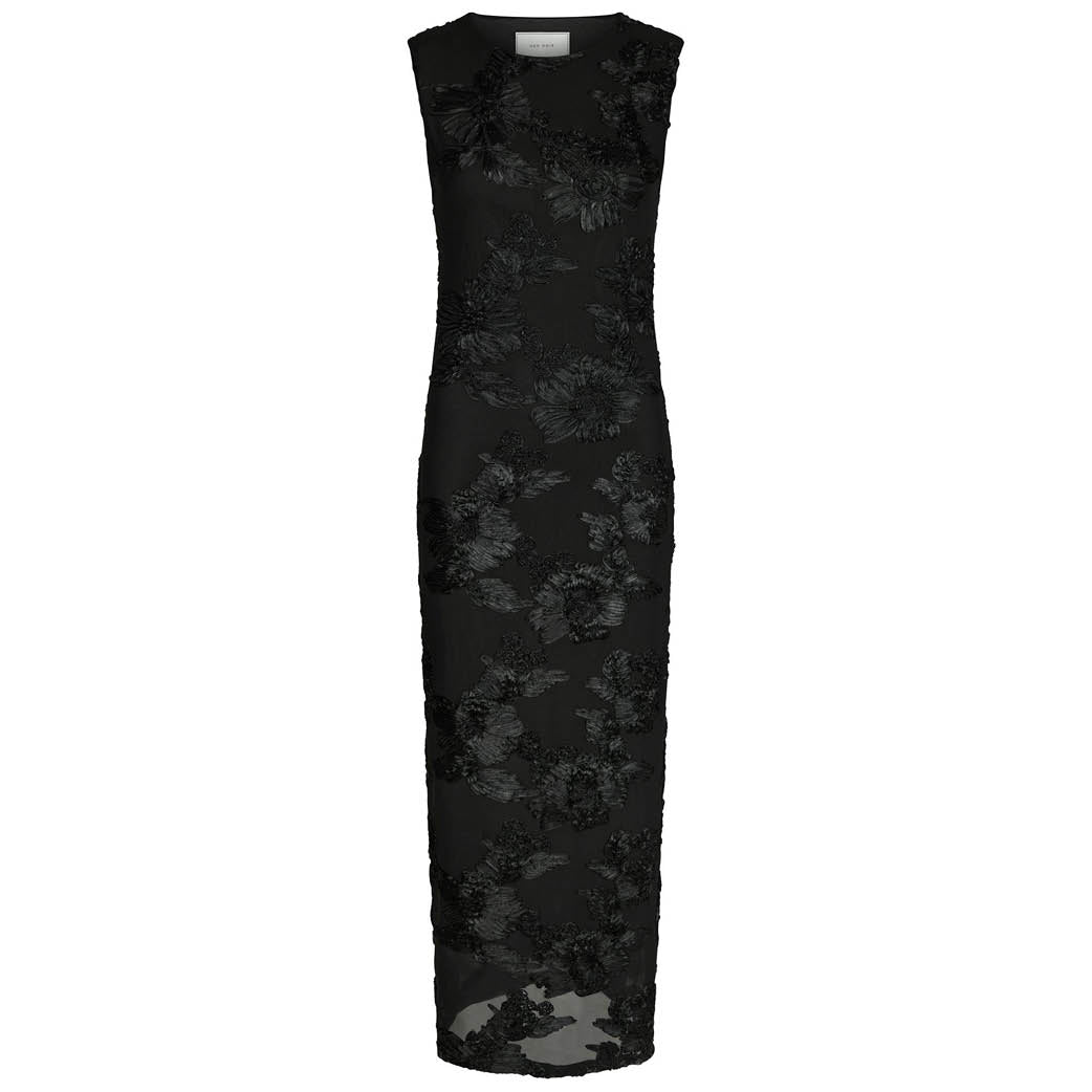 NEO NOIR Tiranna Big Flower Mess Dress Black