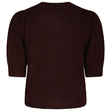 Indlæs billede til gallerivisning NEO NOIR Trudy Deco Knit Cardigan Wine
