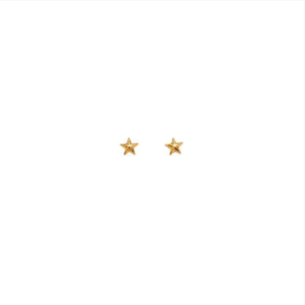 PICO COPENHAGEN Twinkle Star Studs (guld/sølv)