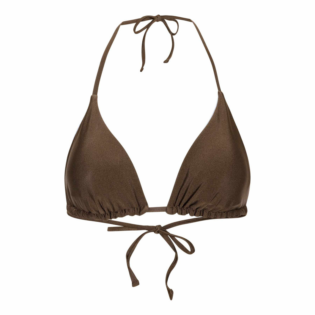 SUI AVA Waverly Bikini Top Brown/Blue