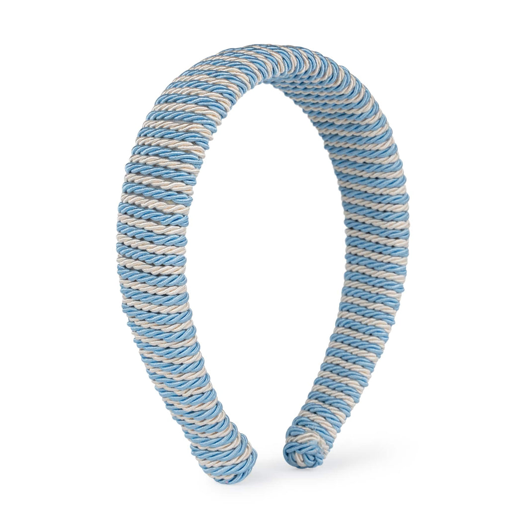 SUI AVA Striped Headband Blue