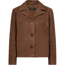 Indlæs billede til gallerivisning DEPECHE Vally Suede Jacket Wood

