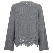 Indlæs billede til gallerivisning MOS MOSH Vanju Liora Lace Knit Thunderstorm
