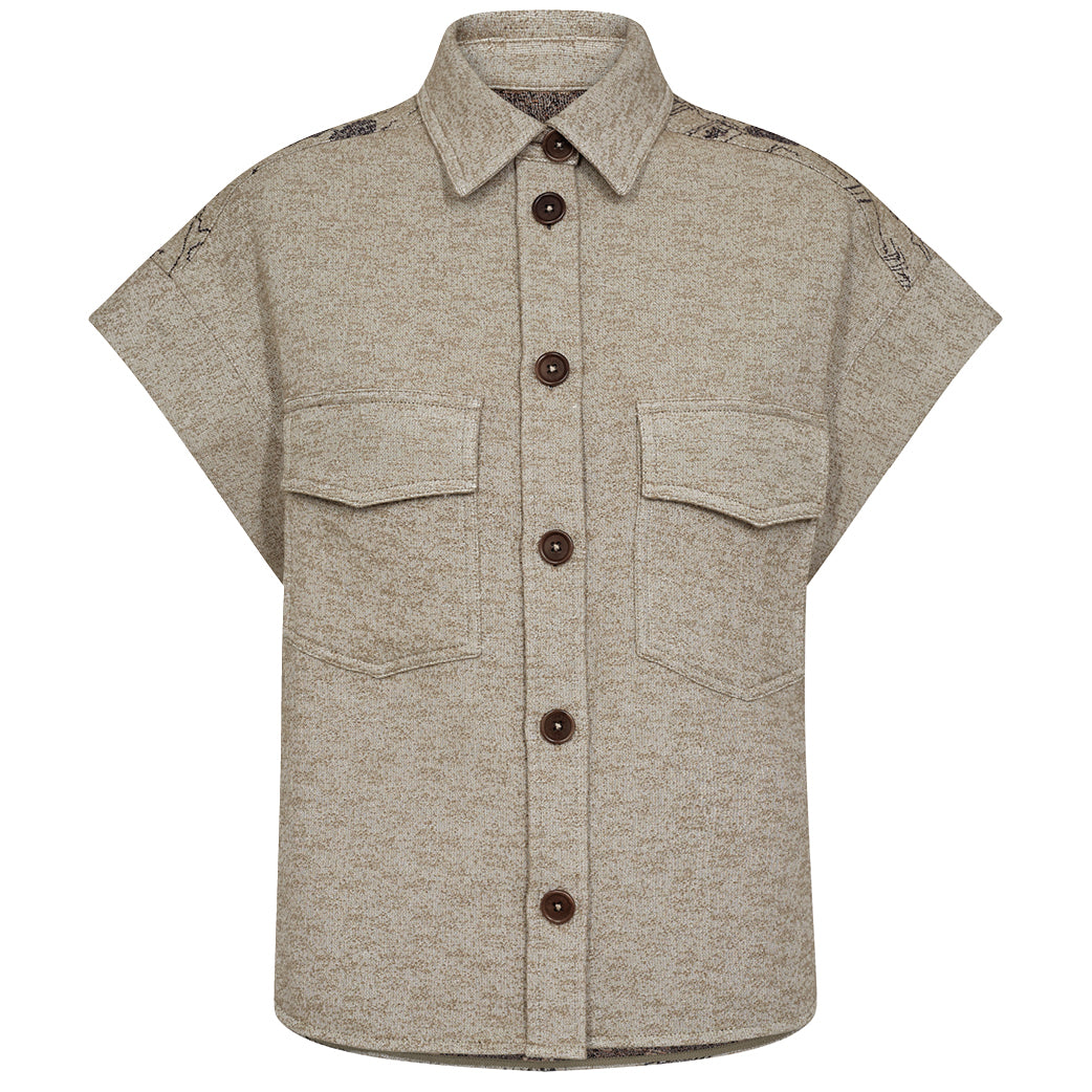 MOS MOSH Versa Tale Vest Brindle