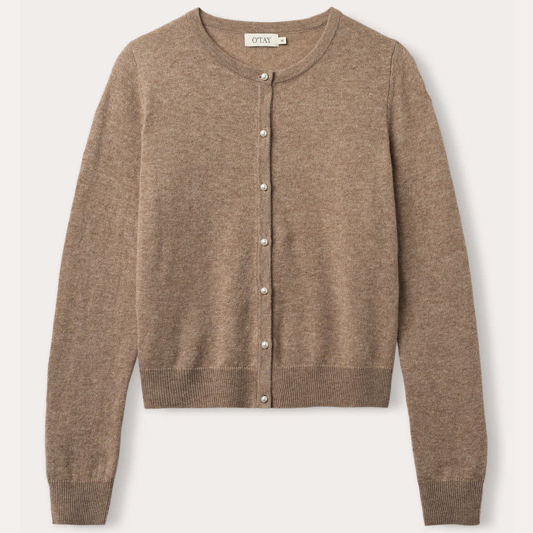 O'TAY Victoria Cardigan Walnut