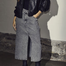 Indlæs billede til gallerivisning CO&#39; COUTURE Vika Asym Slit Skirt Mid Grey
