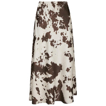 Indlæs billede til gallerivisning NEO NOIR Viso Cow Print Skirt Brown
