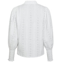 Indlæs billede til gallerivisning NEO NOIR Wenna Ebroidery Blouse White
