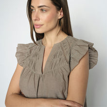 Indlæs billede til gallerivisning MOS MOSH Woda Izha Blouse Chocolate Chip
