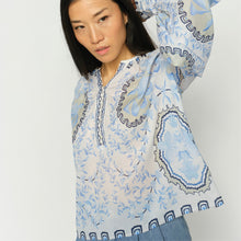 Indlæs billede til gallerivisning MOS MOSH Wylde Orchid Blouse Orch Blue

