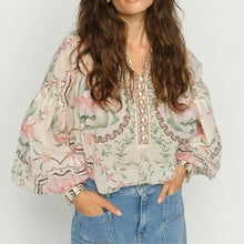 Indlæs billede til gallerivisning MOS MOSH Wylde Orchid Blouse Turf Green
