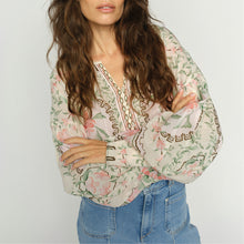 Indlæs billede til gallerivisning MOS MOSH Wylde Orchid Blouse Turf Green
