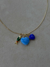 Indlæs billede til gallerivisning PICO COPENHAGEN French Grande Heart Pendant Blue
