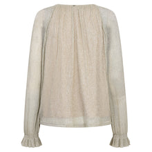 Indlæs billede til gallerivisning MOS MOSH Ximena Glam V-Neck Blouse Mourning Dove
