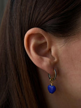 Indlæs billede til gallerivisning PICO COPENHAGEN French Heart Pendant Blue
