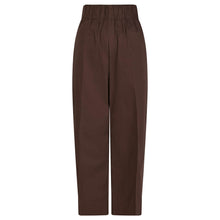 Indlæs billede til gallerivisning NEO NOIR Yana Poplin Pants Dark Brown
