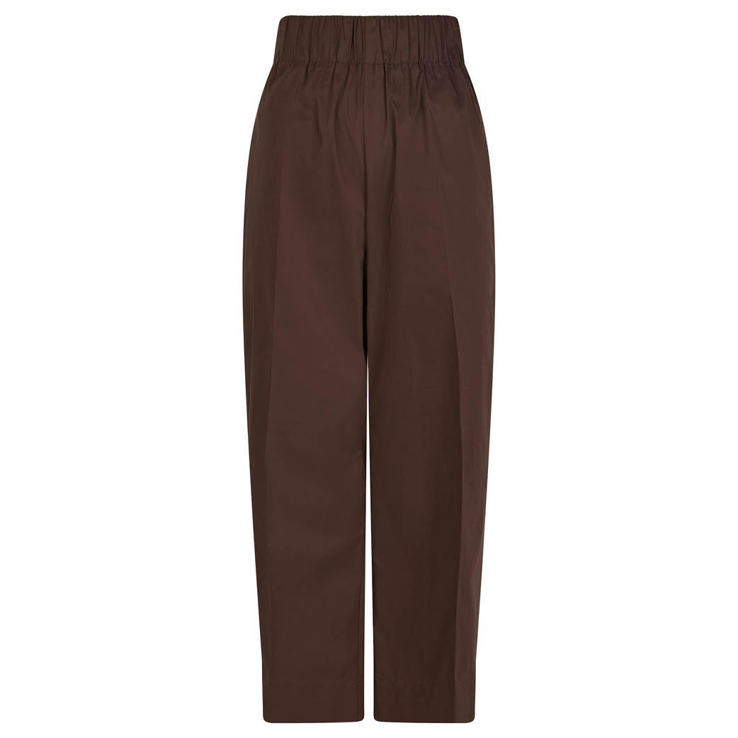 NEO NOIR Yana Poplin Pants Dark Brown