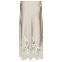 Indlæs billede til gallerivisning NEO NOIR Yelina Heavy Sateen Skirt Champagne
