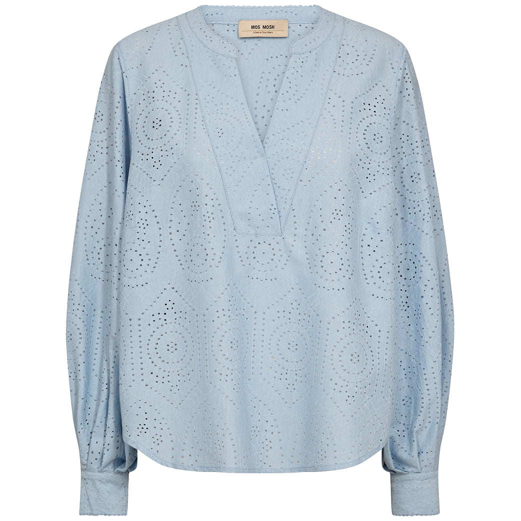 MOS MOSH Yen Sina Lace Blouse Skyway