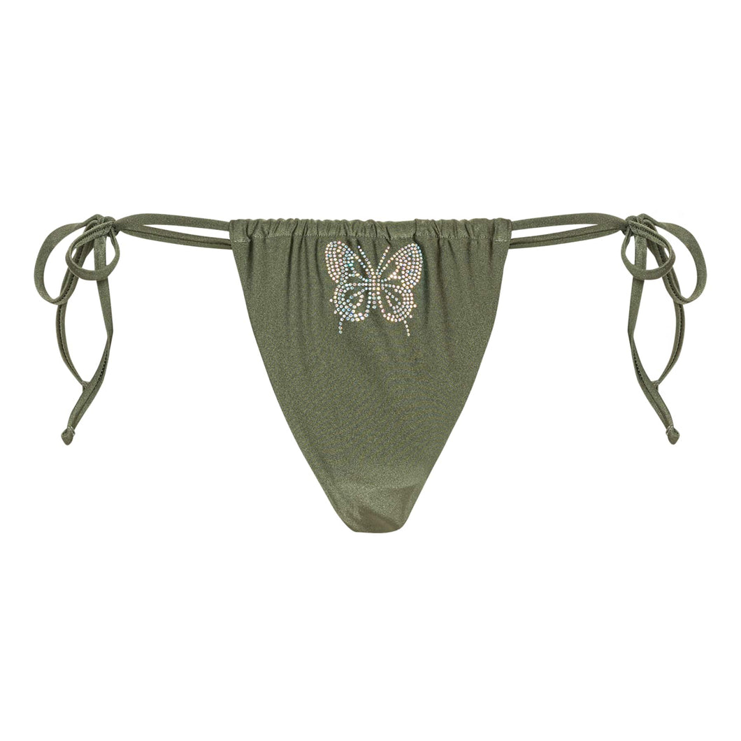 SUI AVA Butterfly Bikini Tanga Army