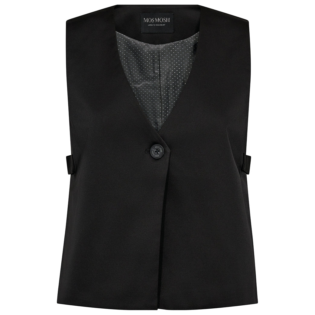 MOS MOSH Yrsa Irin Vest Black
