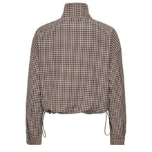 Indlæs billede til gallerivisning JDY Yumi Check Jacket Dark Brown
