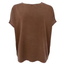Indlæs billede til gallerivisning BLACK COLOUR Bczelda Vintage Tee Mocca
