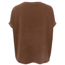 Indlæs billede til gallerivisning BLACK COLOUR Bczelda Vintage Tee Mocca

