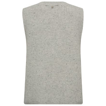 Indlæs billede til gallerivisning MOS MOSH Zhara Knit Vest Light Grey
