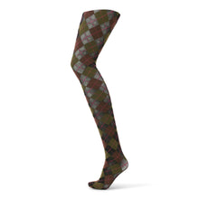 Indlæs billede til gallerivisning SUI AVA Argyle Tights Green/Brown
