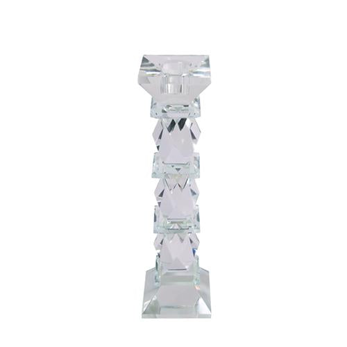 C'EST BON Krystal lysestage med kanter, 22 cm
