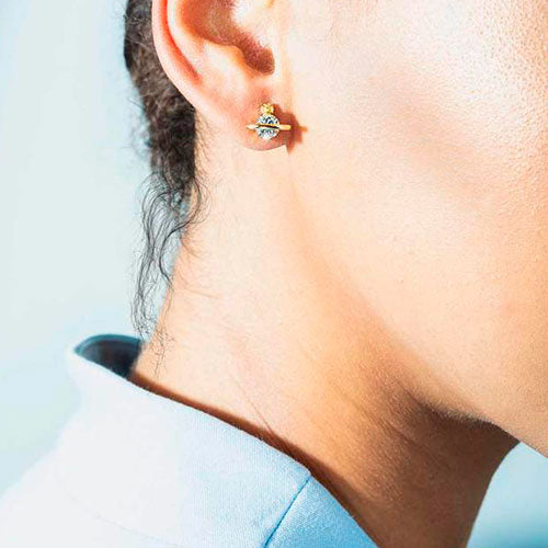 HOUSE OF VINCENT Axial Orbit Earrings