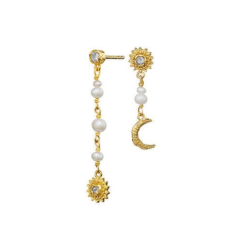 MAANESTEN Sunniva Earrings Guld/Sølv