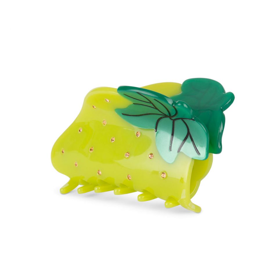 SUI AVA Strawberry Big Hårklemme Green