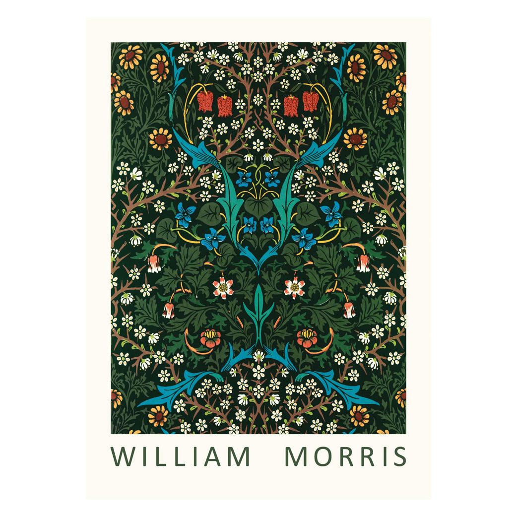 Plakat William Morris Blackthorn 50x70 cm.