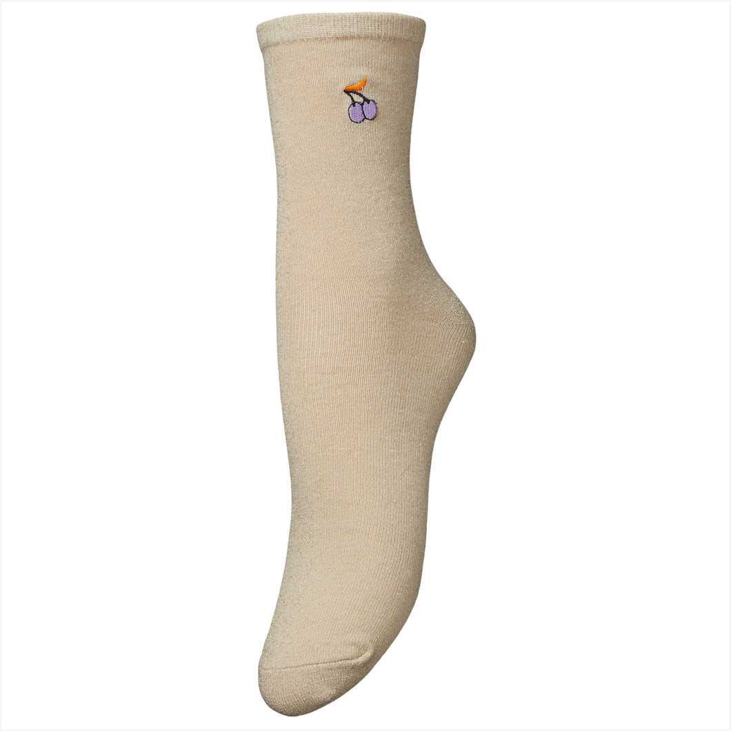 BECK SÖNDERGAARD Cherry Glam Sock Pumice Stone