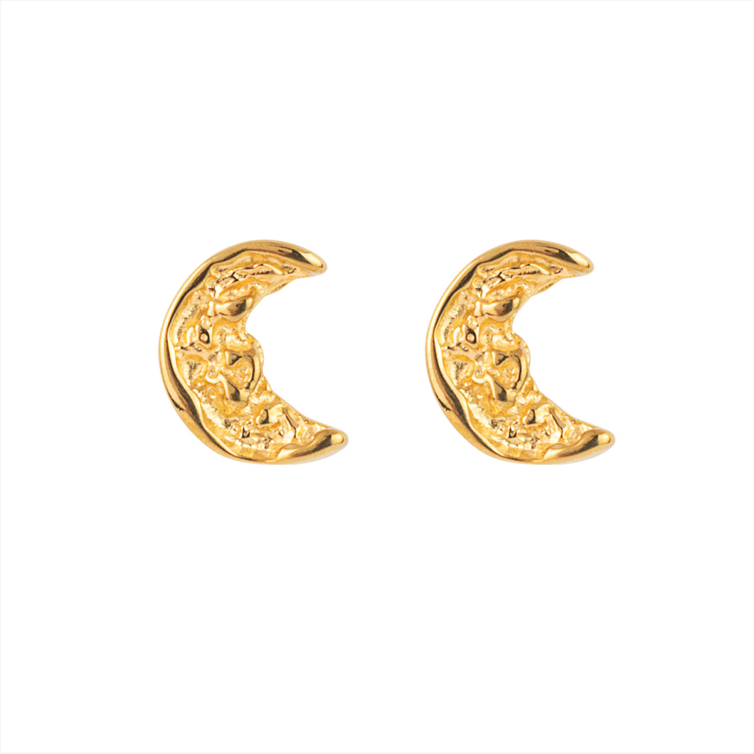 HOUSE OF VINCENT Crescent Moon Earring