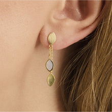 Indlæs billede til gallerivisning PERNILLE CORYDON Flake Earrings Length (guld/sølv)
