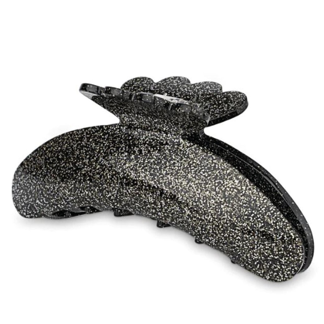 SUI AVA Helle Hårspænde Midnight Biggest Obsidian Black