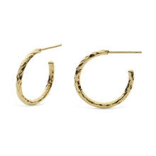 Indlæs billede til gallerivisning MAANESTEN Ina 20mm Hoops Guld
