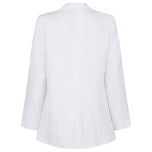 Indlæs billede til gallerivisning NEO NOIR Ivery Heavy Linen Blazer White
