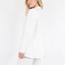 Indlæs billede til gallerivisning NEO NOIR Ivery Heavy Linen Blazer White
