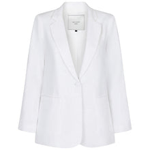 Indlæs billede til gallerivisning NEO NOIR Ivery Heavy Linen Blazer White
