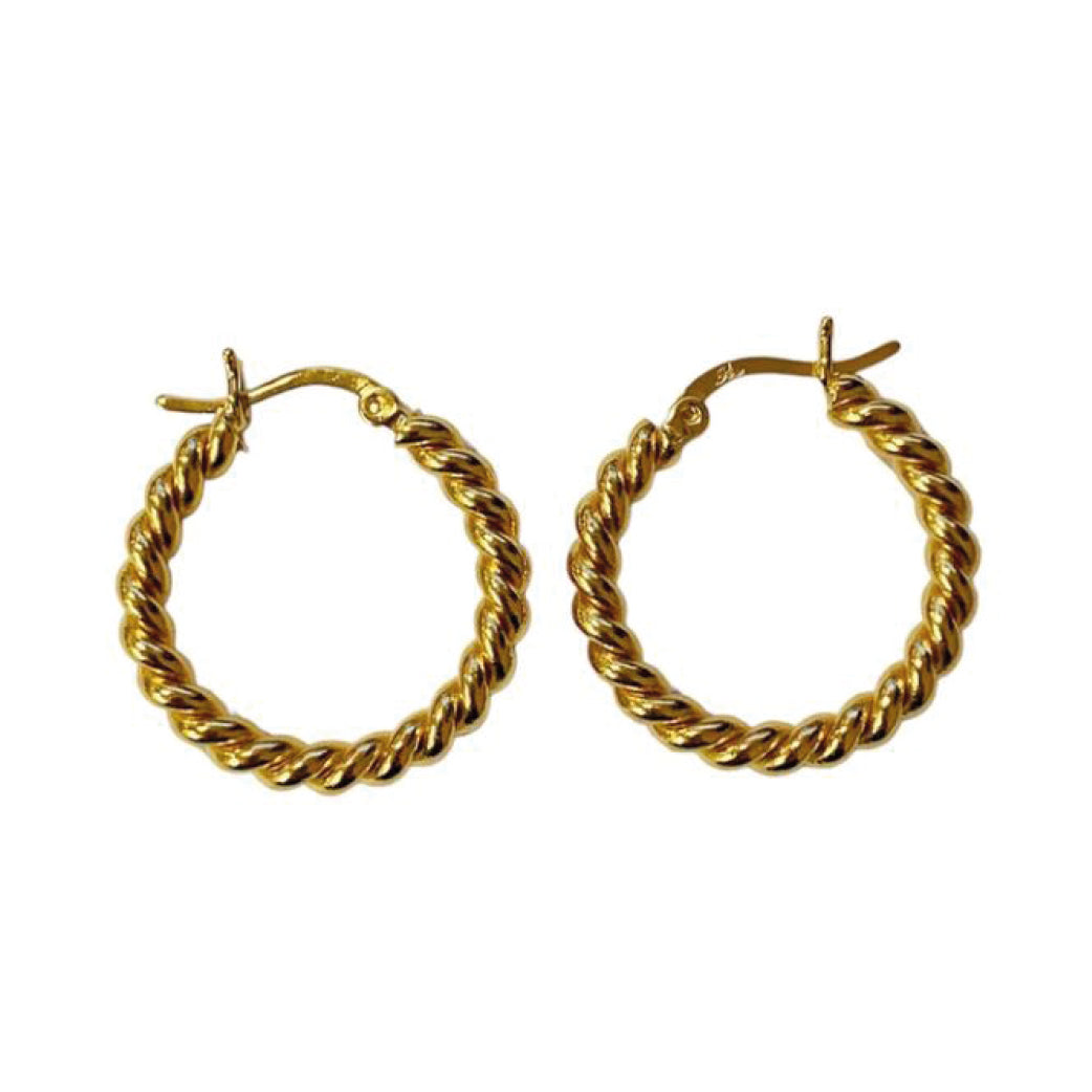 PICO COPENHAGEN Oda Hoops (guld/sølv)