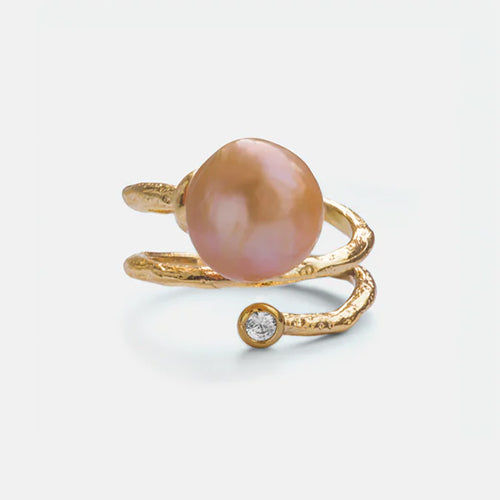 AND COPENHAGEN Rose Perle Ring