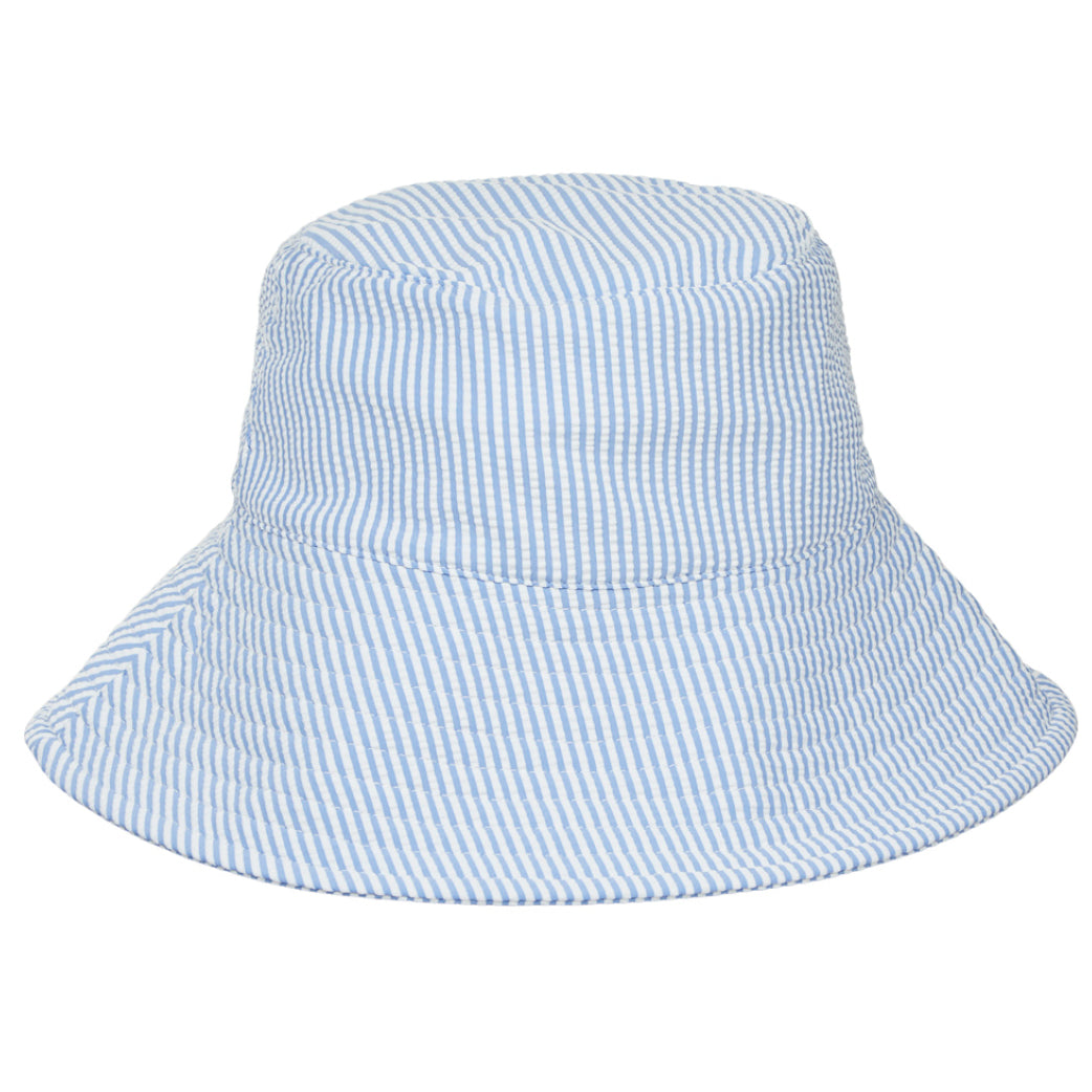 BECK SÖNDERGAARD Striba Bucket Hat Azure Blue