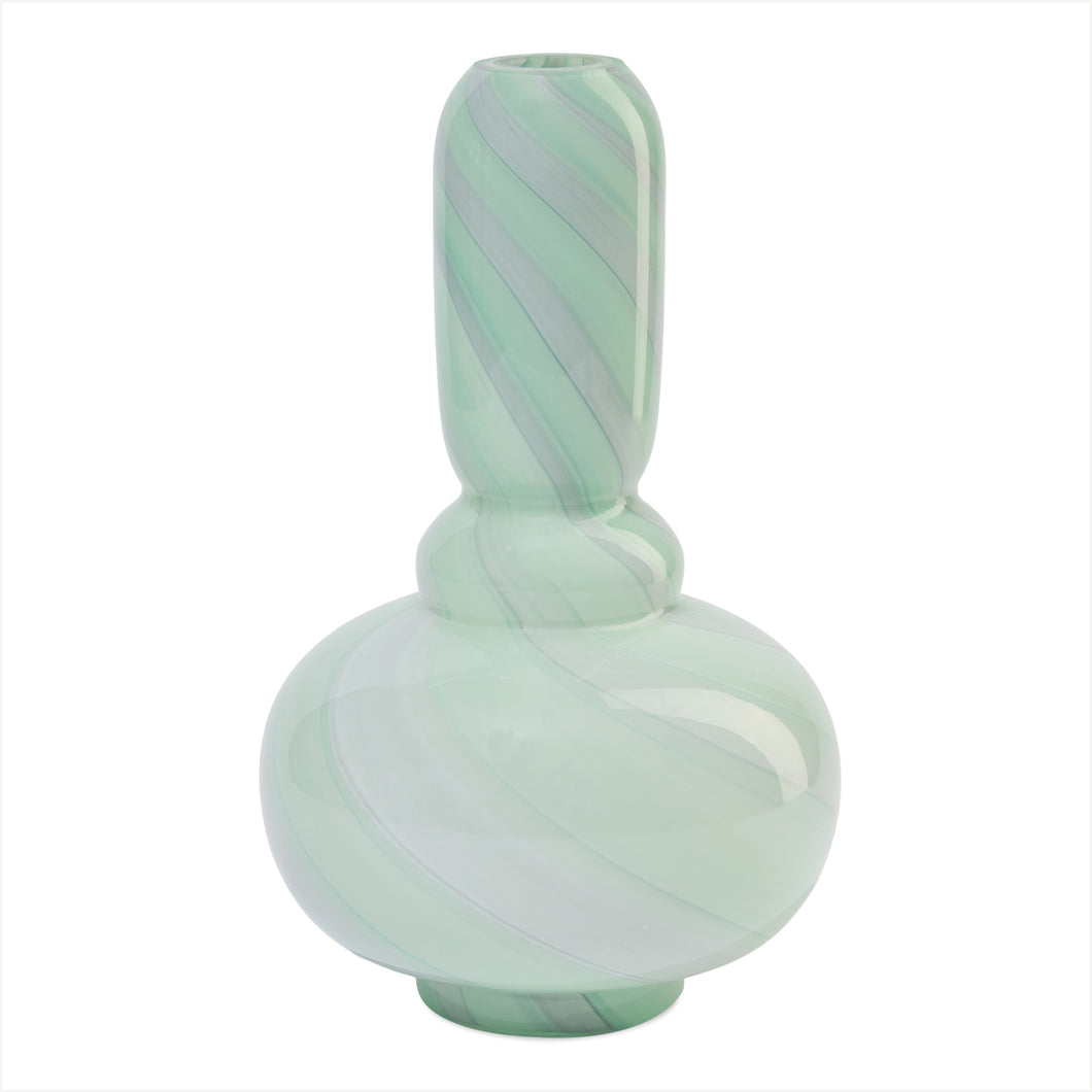 Eden Twirl Vase Mint Tall