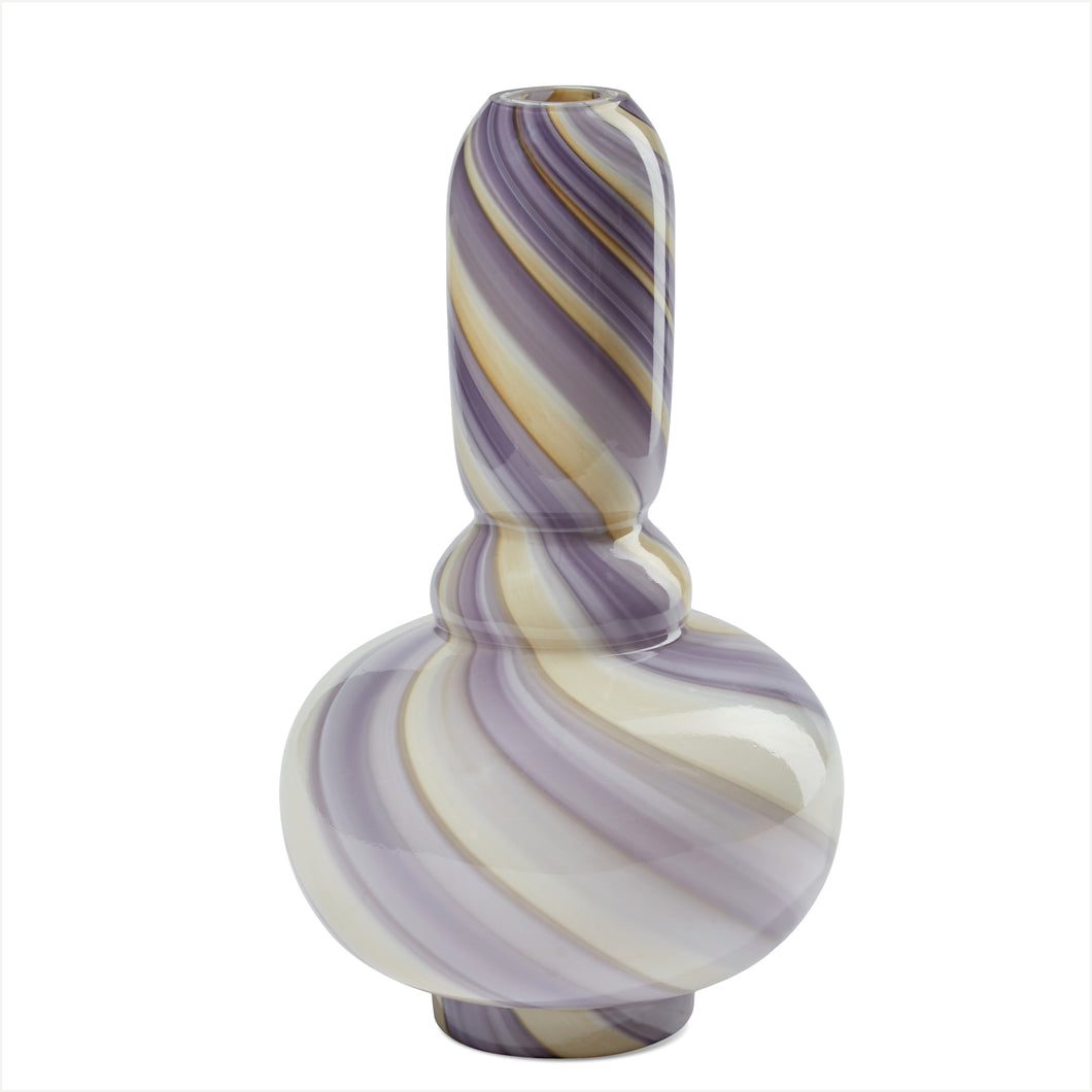 Eden Twirl Vase Purple Tall